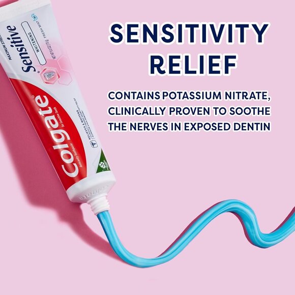 Whitening Toothpaste for Sensitive Teeth, Enamel Repair and Cavity Protection, F - Picture 6 of 8